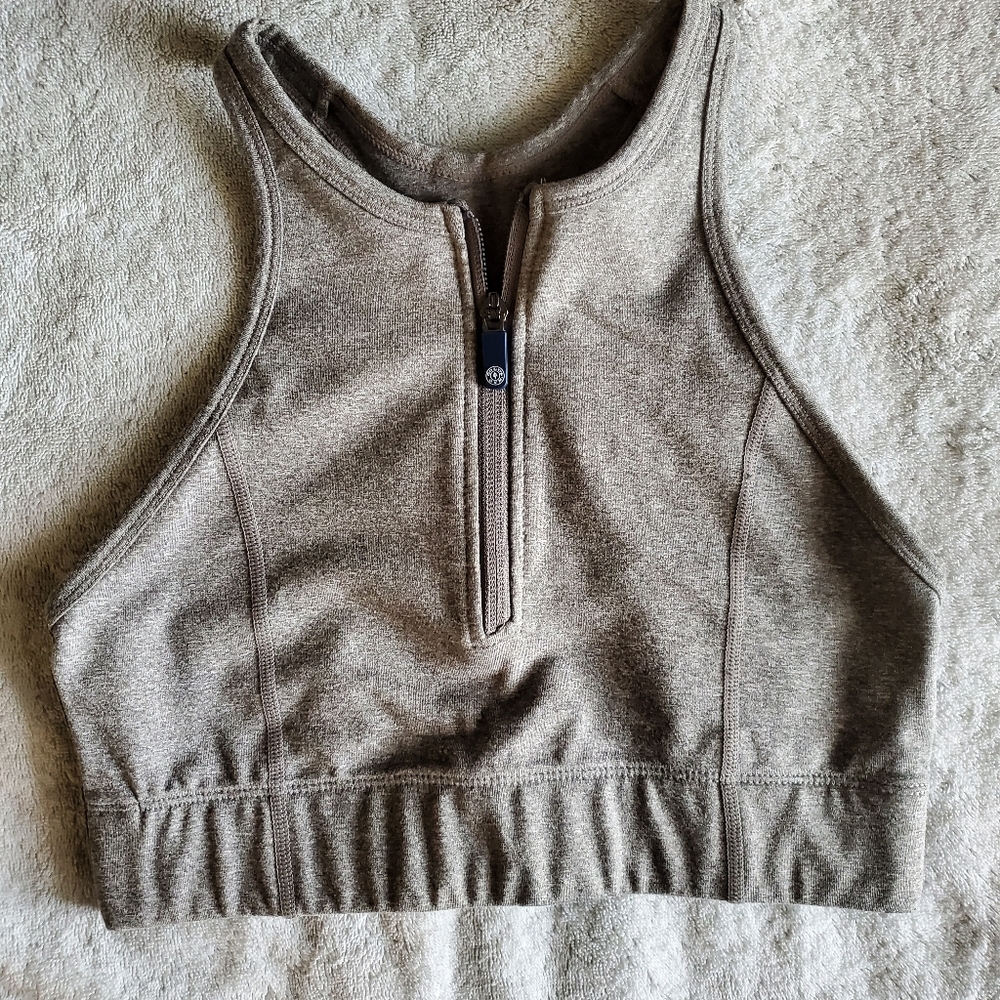 Gold's Gym Zip Front Sports Bra